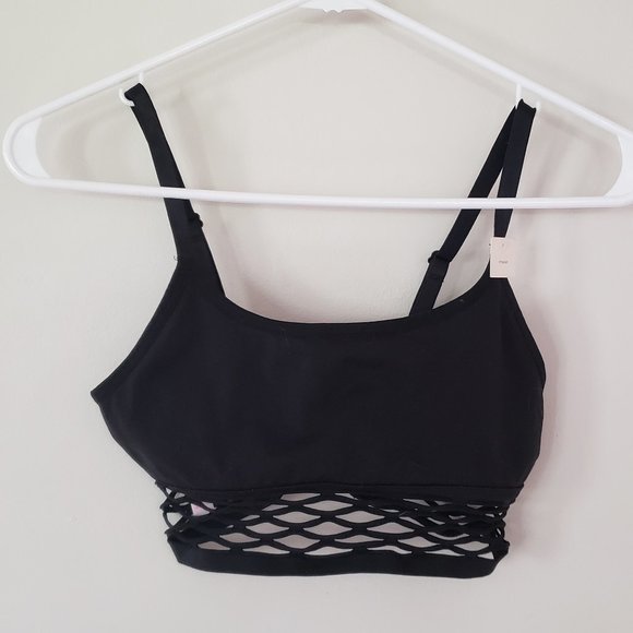 Victoria's Secret Pink Women's Black Long Line Sports Bra - Size Medium, NWOT - Picture 6 of 6